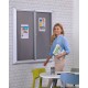 Safety Sliding Door Noticeboard